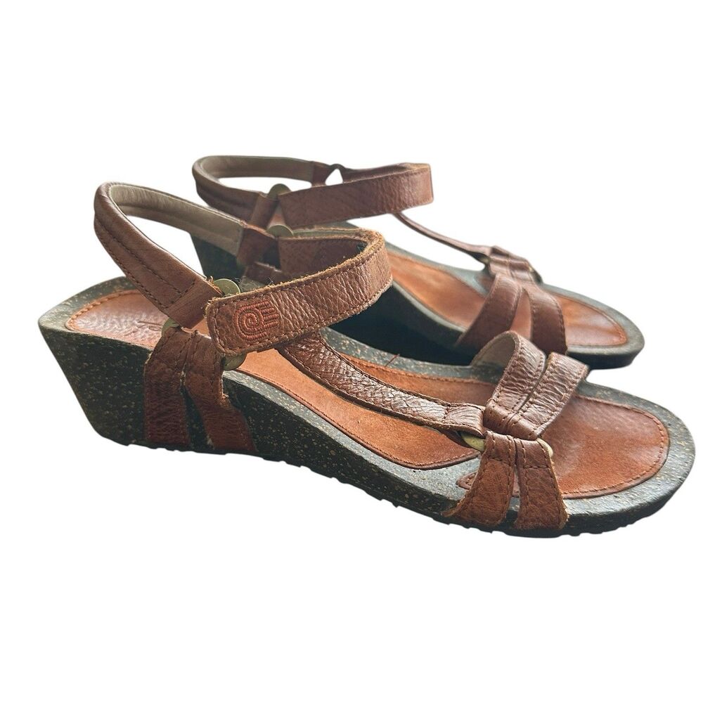 Teva Ventura Cork Wedge Sandals Sz 7 Women’s  Strappy Outdoor Casual 4253